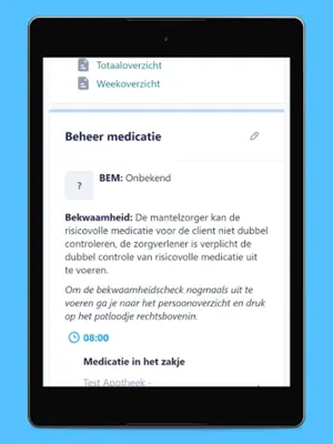 Medicatie Controle App android App screenshot 1