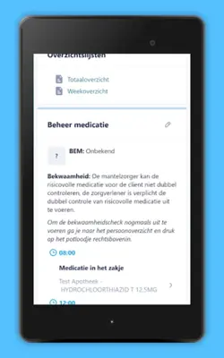 Medicatie Controle App android App screenshot 5