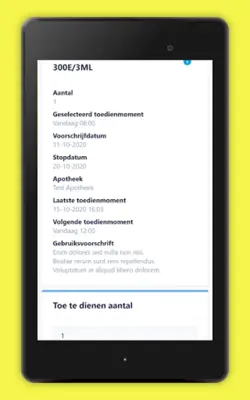 Medicatie Controle App android App screenshot 7